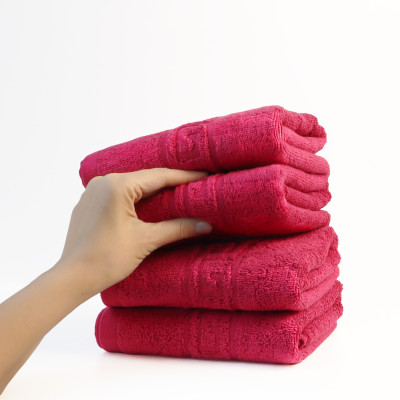 FLAROVAN Hand Towels 4 pk 16x28 (Burgundy)