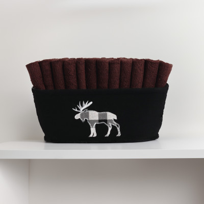 FLAROVAN Soft Face Cloths Pack 12 30*30 inc. (Dark Brown)