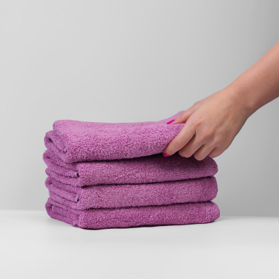 FLAROVAN Hand Towels 4 pk 16x28 inc (Mulberry Purple)