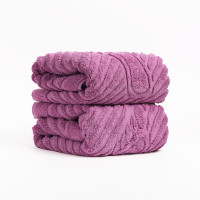 Flarovan Bath Mats for Bathroom 2 Pk 20x28 inc (Mulberry Purple)