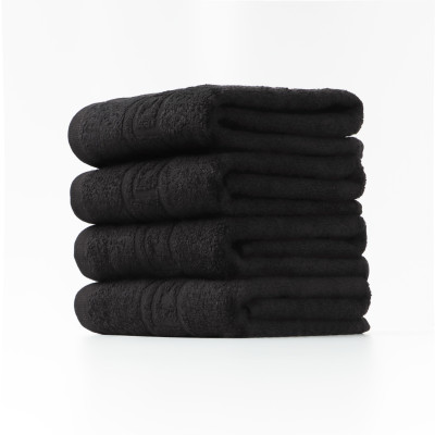 FLAROVAN Hand Towels 4 pk 16x28 inc (Black)