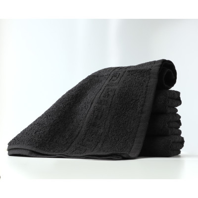 FLAROVAN Hand Towels 4 pk 16x28 inc (Black)