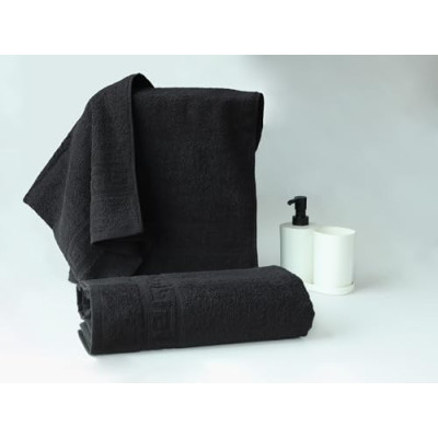 FLAROVAN Luxury Bath Towels 2 Pk 28 x 56 inc (Black)