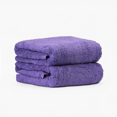 FLAROVAN Luxury Bath Towels 2 Pk 28x56 inc (Lavender Purple)