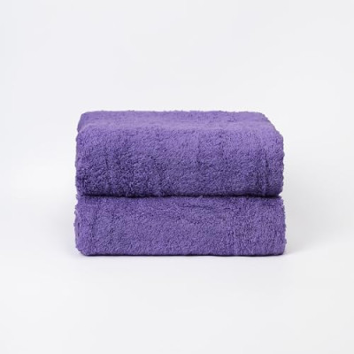 FLAROVAN Luxury Bath Towels 2 Pk 28x56 inc (Lavender Purple)