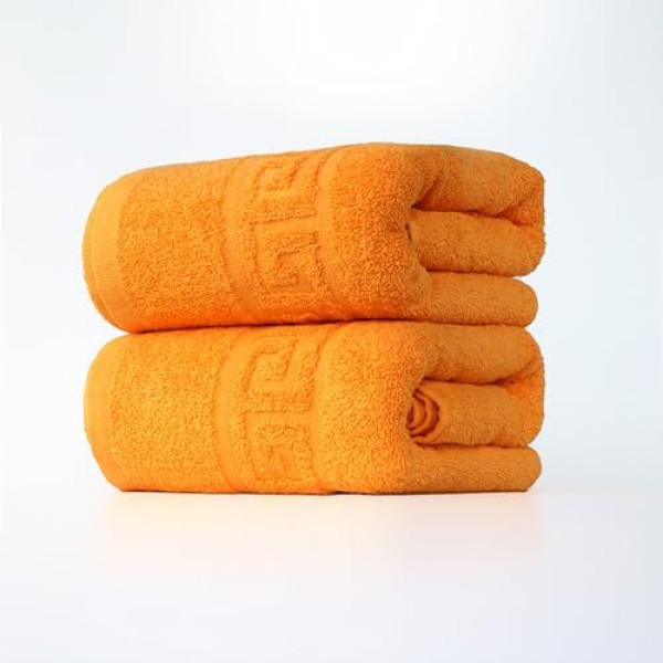 FLAROVAN Luxury Bath Towels 2 Pk 28x56 inc (Yellow)