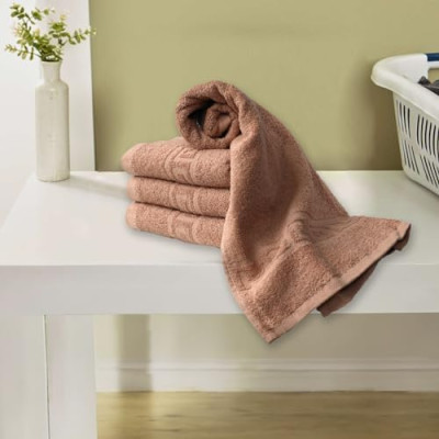 FLAROVAN Hand Towels 4 Pk 16x28 inc (Brown)