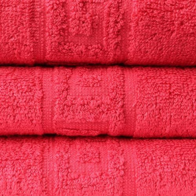 FLAROVAN Hand Towels 4 Pk 16x28 inc (Red)