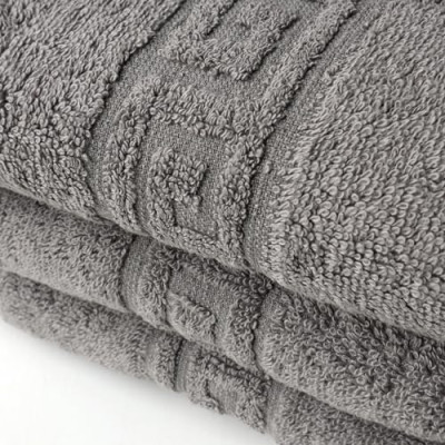 FLAROVAN Hand Towels 4 Pk 16x28 inc (Grey)