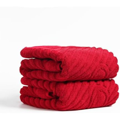 Flarovan Bath Mats for Bathroom 2 Pk 20x28 inc (Red)