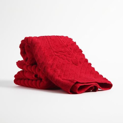 Flarovan Bath Mats for Bathroom 2 Pk 20x28 inc (Red)