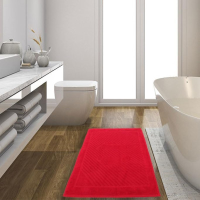Flarovan Bath Mats for Bathroom 2 Pk 20x28 inc (Red)
