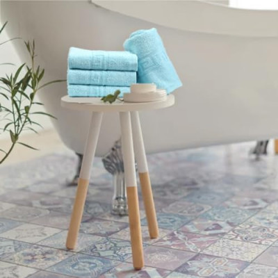 FLAROVAN Hand Towels 4 Pk 16x28 inc (Turquoise)