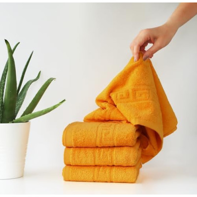 FLAROVAN Hand Towels 4 Pk 16x28 inc (Yellow)