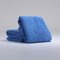 Flarovan Bath Mats for Bathroom 2 Pk 20x28 inc (Blue)