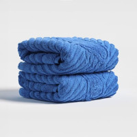 Flarovan Bath Mats for Bathroom 2 Pk 20x28 inc (Blue)