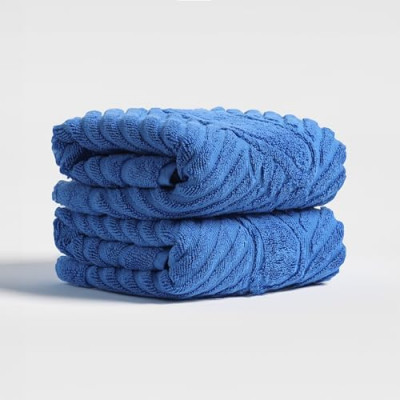 Flarovan Bath Mats for Bathroom 2 Pk 20x28 inc (Blue)