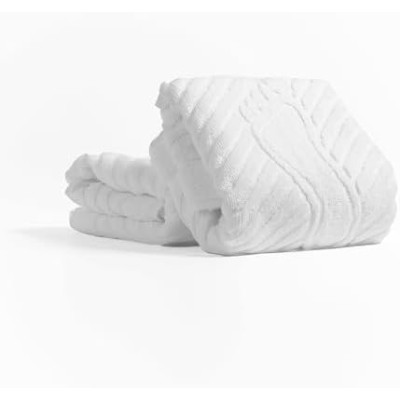 Flarovan Bath Mats for Bathroom 2 Pk 20x28 inc (White)
