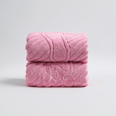 Flarovan Bath Mats for Bathroom 2 Pk 20x28 inc (Pink)