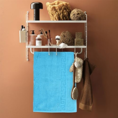 FLAROVAN Hand Towels 4 Pk 16x28 inc (Aqua Blue)