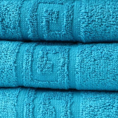 FLAROVAN Hand Towels 4 Pk 16x28 inc (Aqua Blue)