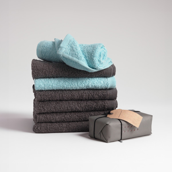 FLAROVAN Soft Face Cloths Pack 12 30*30 inc (Grey)