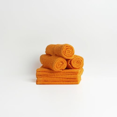 FLAROVAN Soft Face Cloths Pack 12 12*12 inc (Yellow)