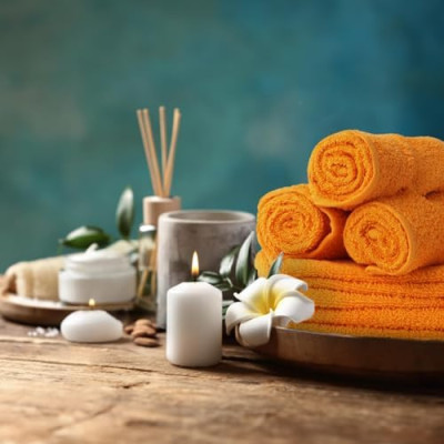 FLAROVAN Soft Face Cloths Pack 12 12*12 inc (Yellow)