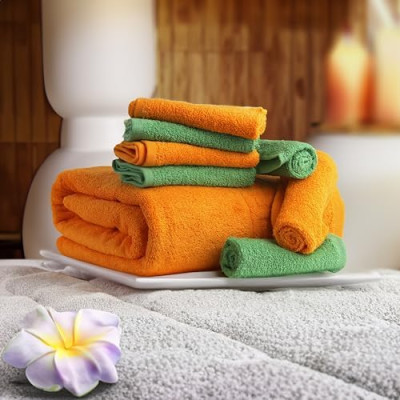 FLAROVAN Soft Face Cloths Pack 12 12*12 inc (Yellow)