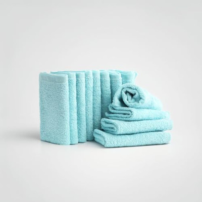 FLAROVAN Soft Face Cloths Pack 12 12*12 inc (Turquoise)