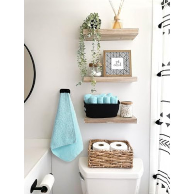 FLAROVAN Soft Face Cloths Pack 12 12*12 inc (Turquoise)