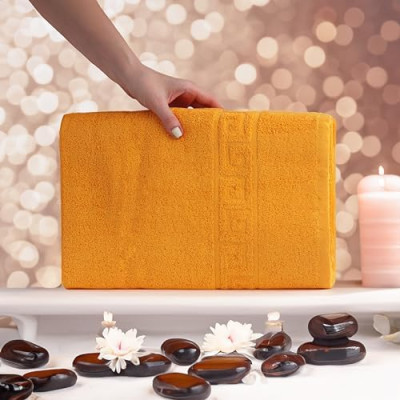 FLAROVAN Bath Sheets Oversized 40 x 70 inc (Yellow)