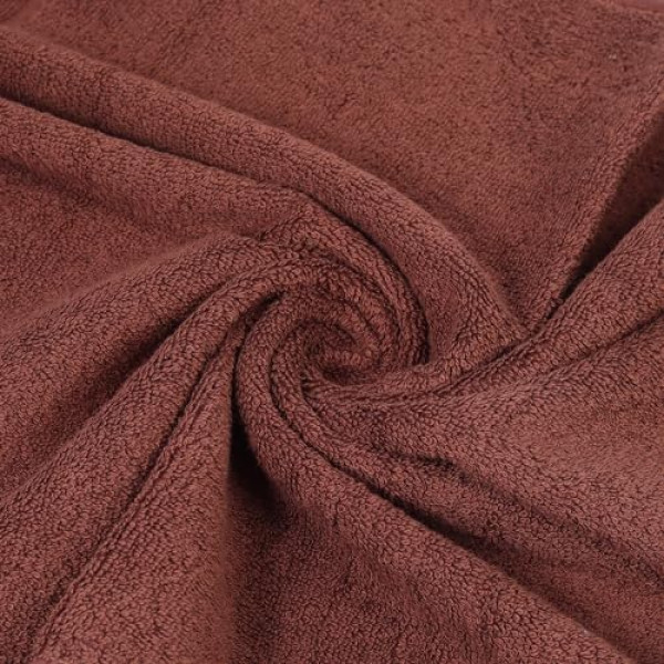 FLAROVAN Bath Sheets Oversized 40 x 70 inc (Dark Brown)