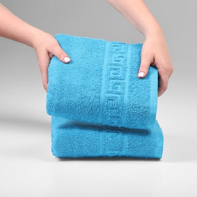 FLAROVAN Bath Sheets Oversized 40 x 70 inc (Aqua Blue)