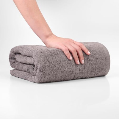 FLAROVAN Bath Sheets Oversized 40 x 70 inc (Grey)