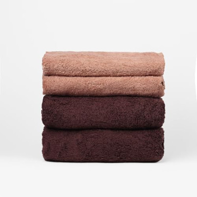 FLAROVAN Luxury Bath Towels Large - Quick Dry Bath Towel Set Bathroom Towels Sets Bathroom Bath Sheet, Bath Towels Large 2Pk 28 x 56 inc Dark Brown + 2 Pk16 x 28 inc Hand Towel Brown