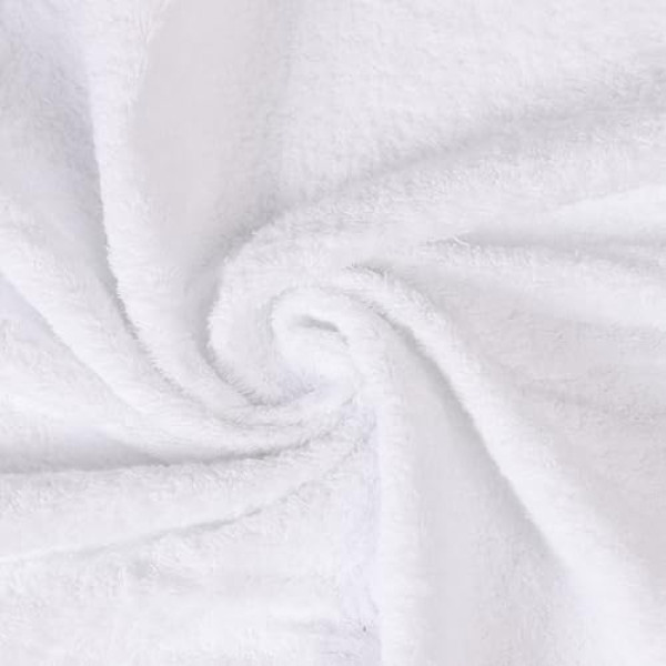 FLAROVAN Luxury Bath Towels 2 Pk 28*56 inc (Brilliant White)